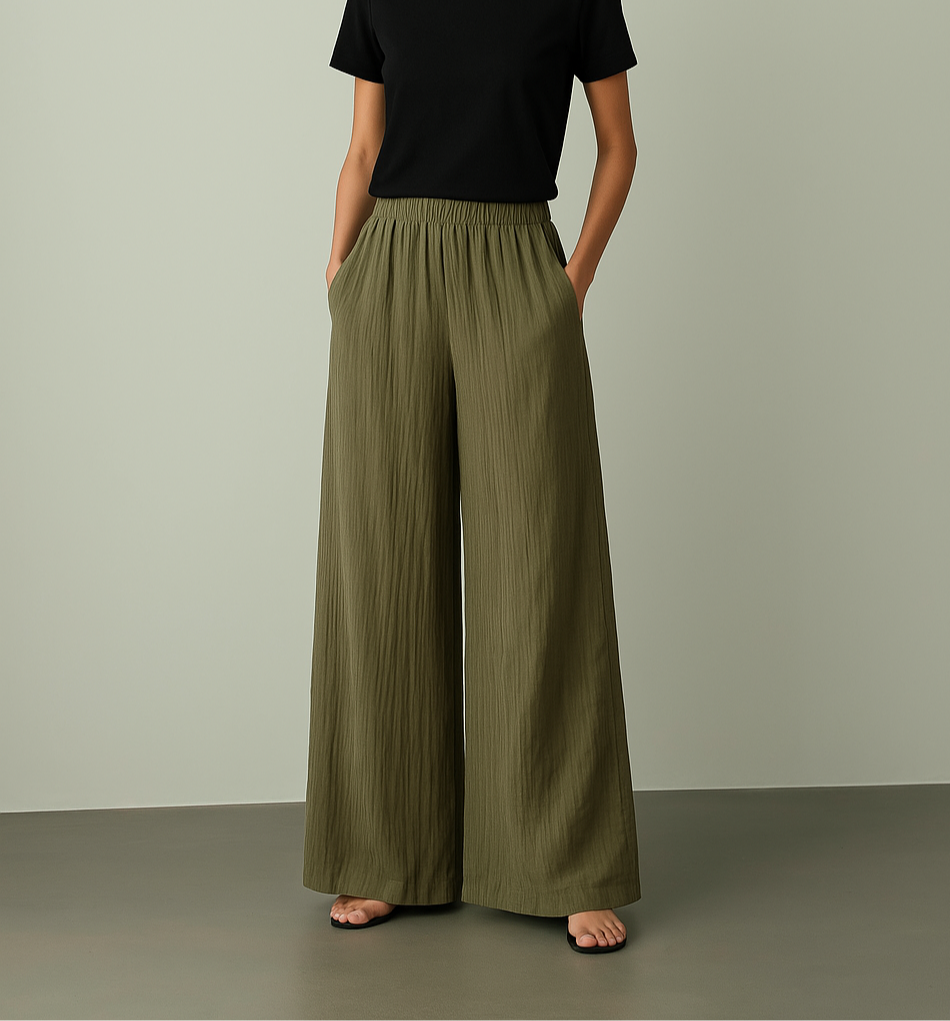 Olive Green Summer Pants