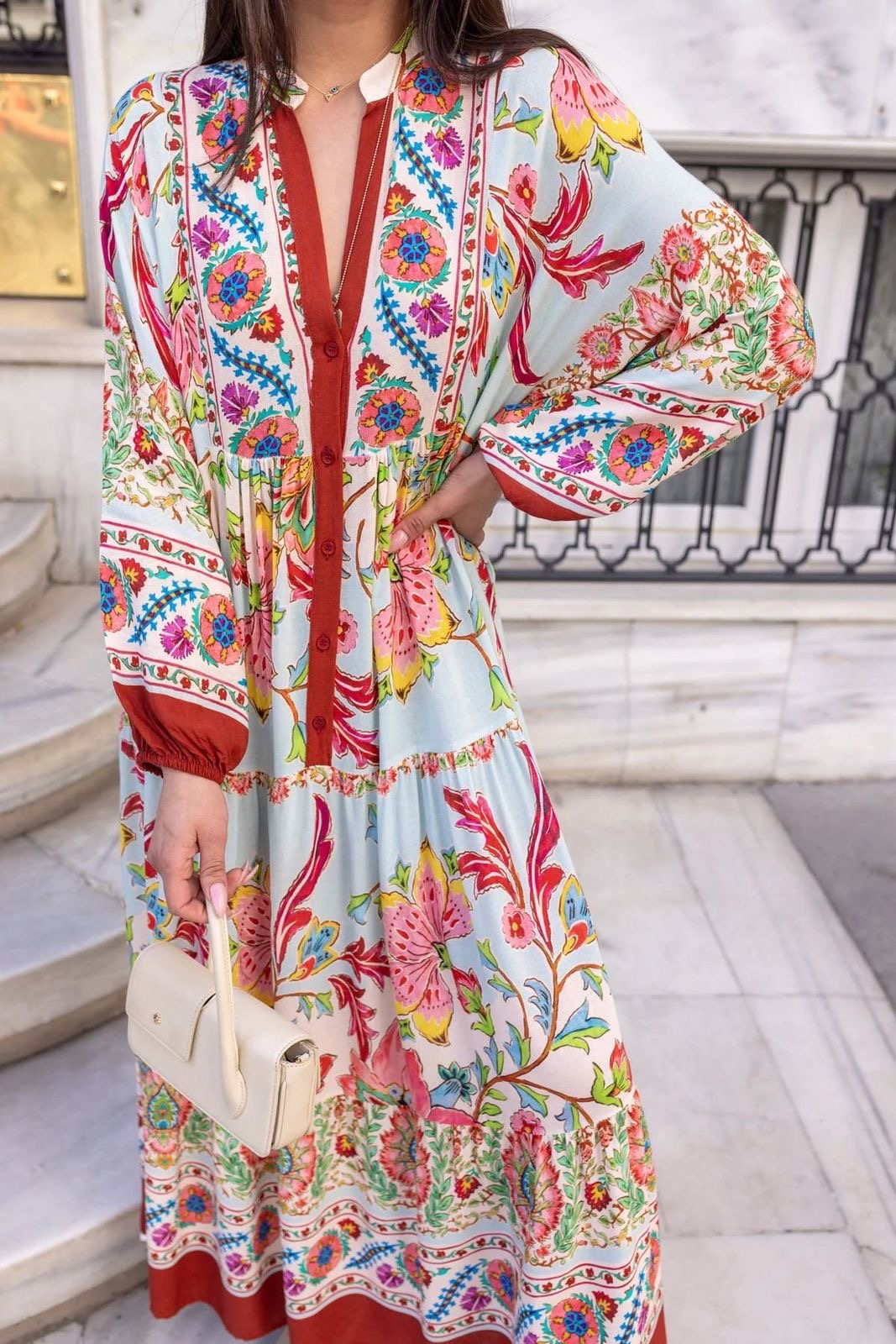 Bohemian Multicolored Dress