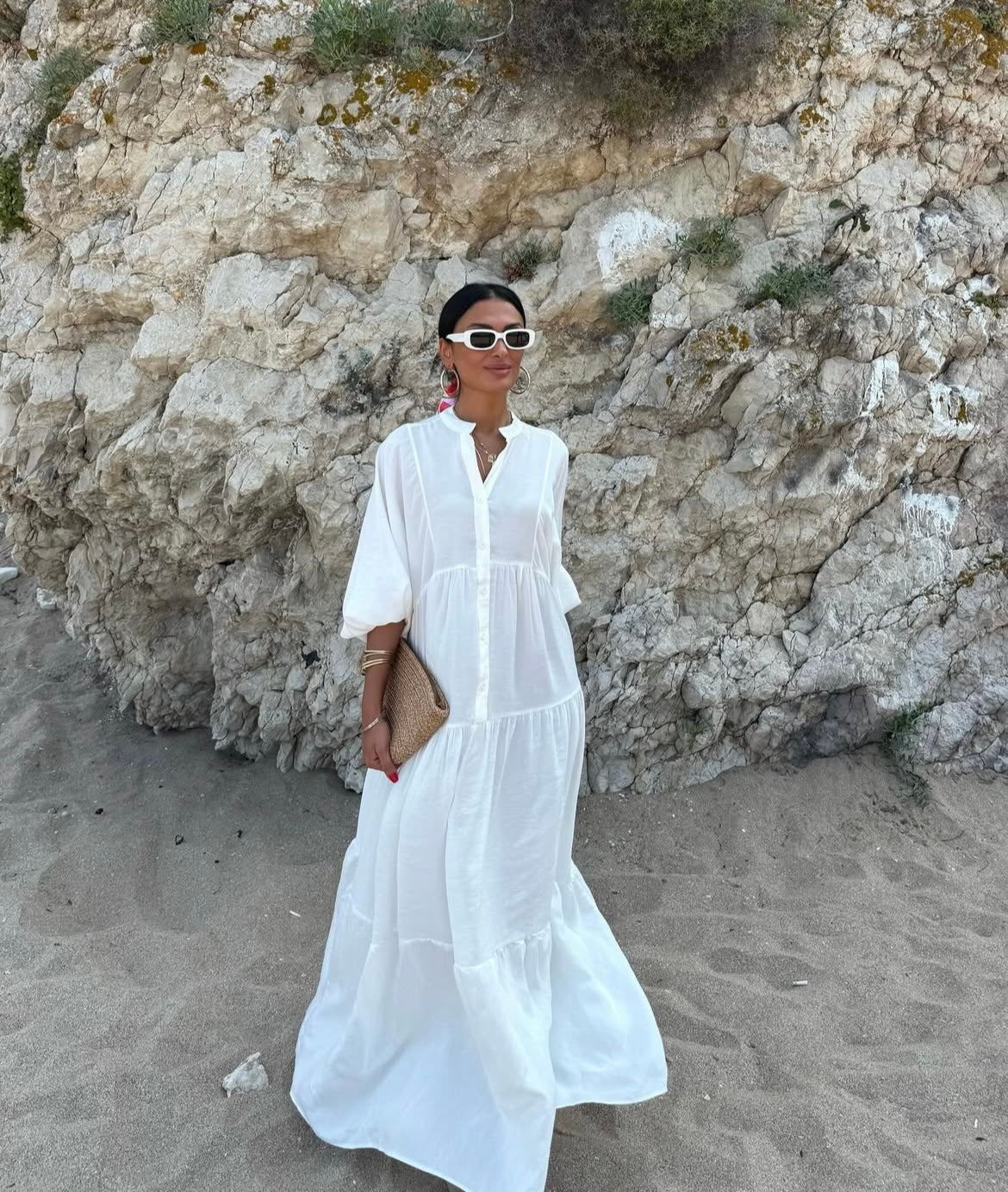 Basic White Dress