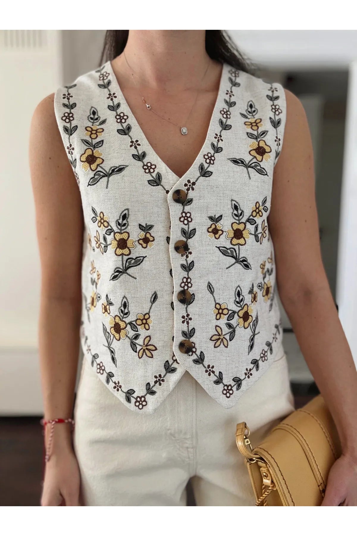 Floral Vest
