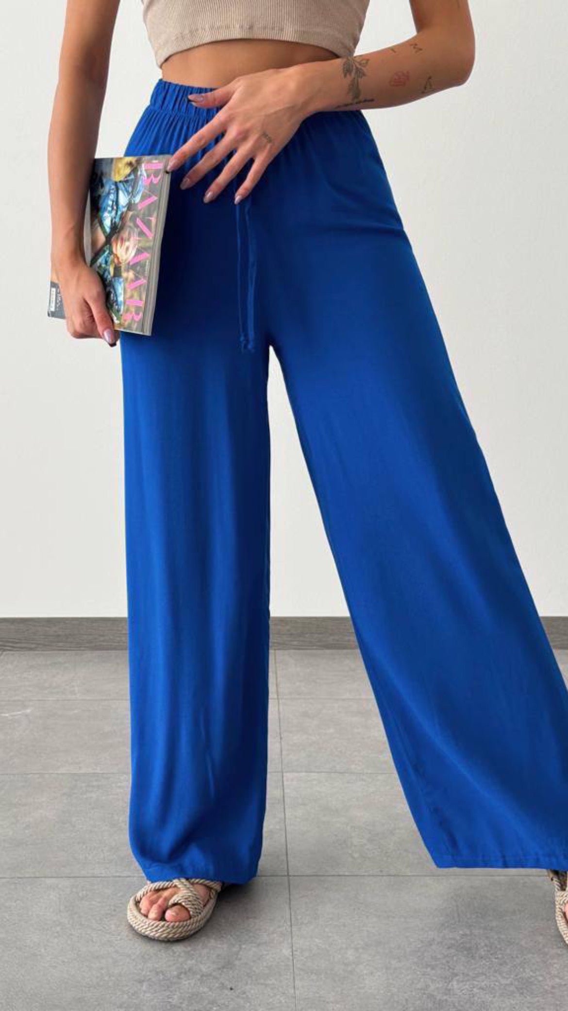 Royal Blue Summer Pants