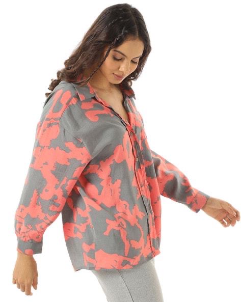 Grey x Red Buttoned Shirt