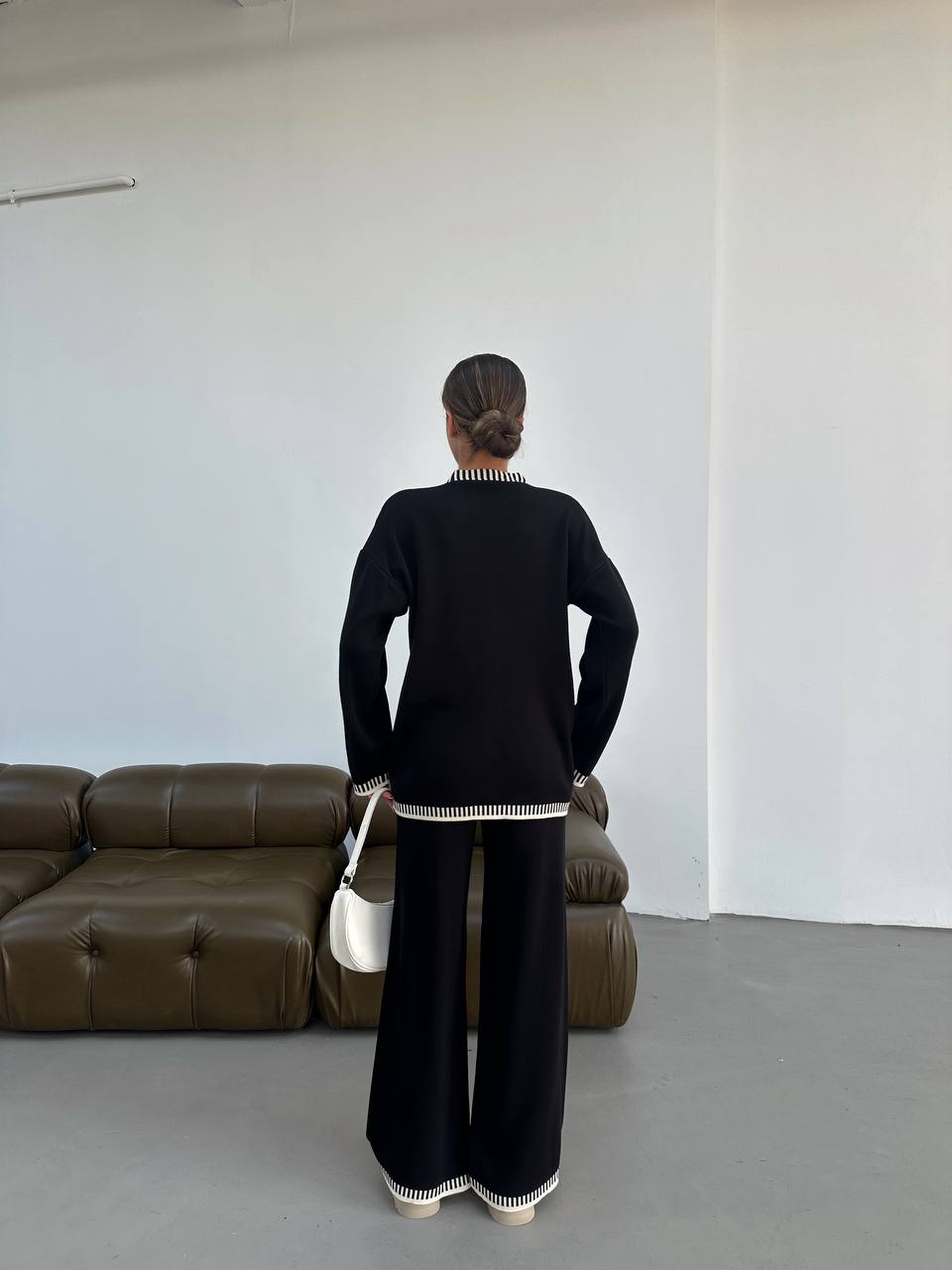 Black Knit Set
