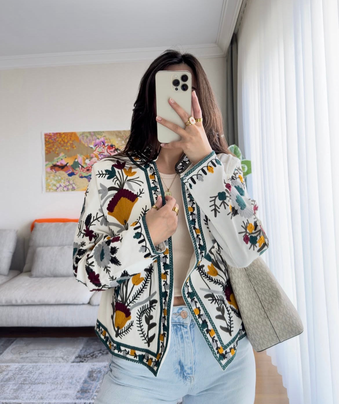 Colorful Printed Jacket