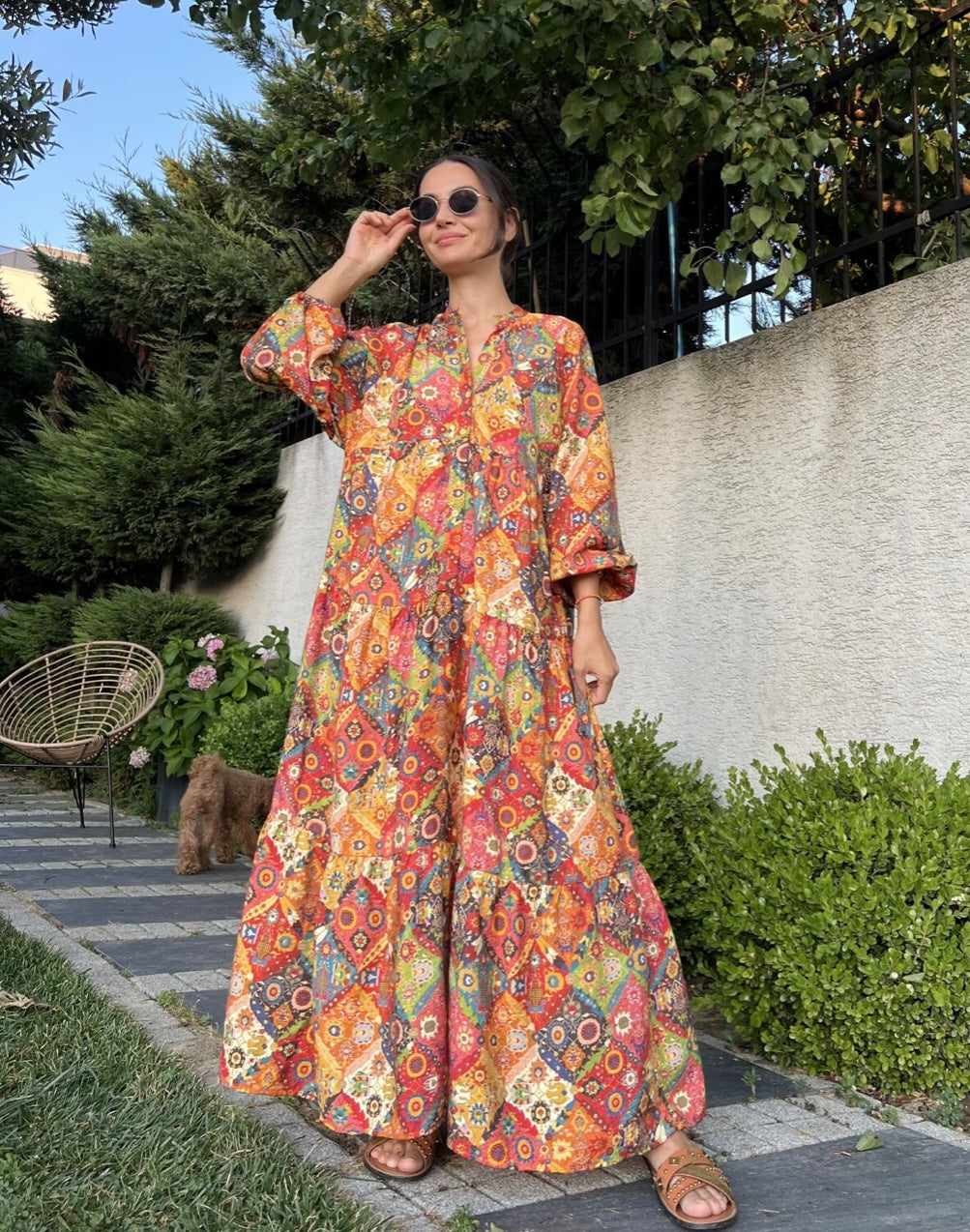 Boho pattern Dress
