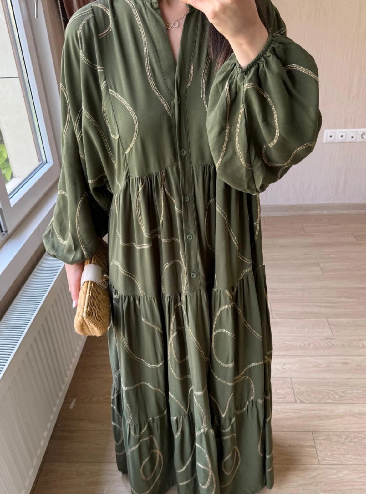 Olive Green Dress