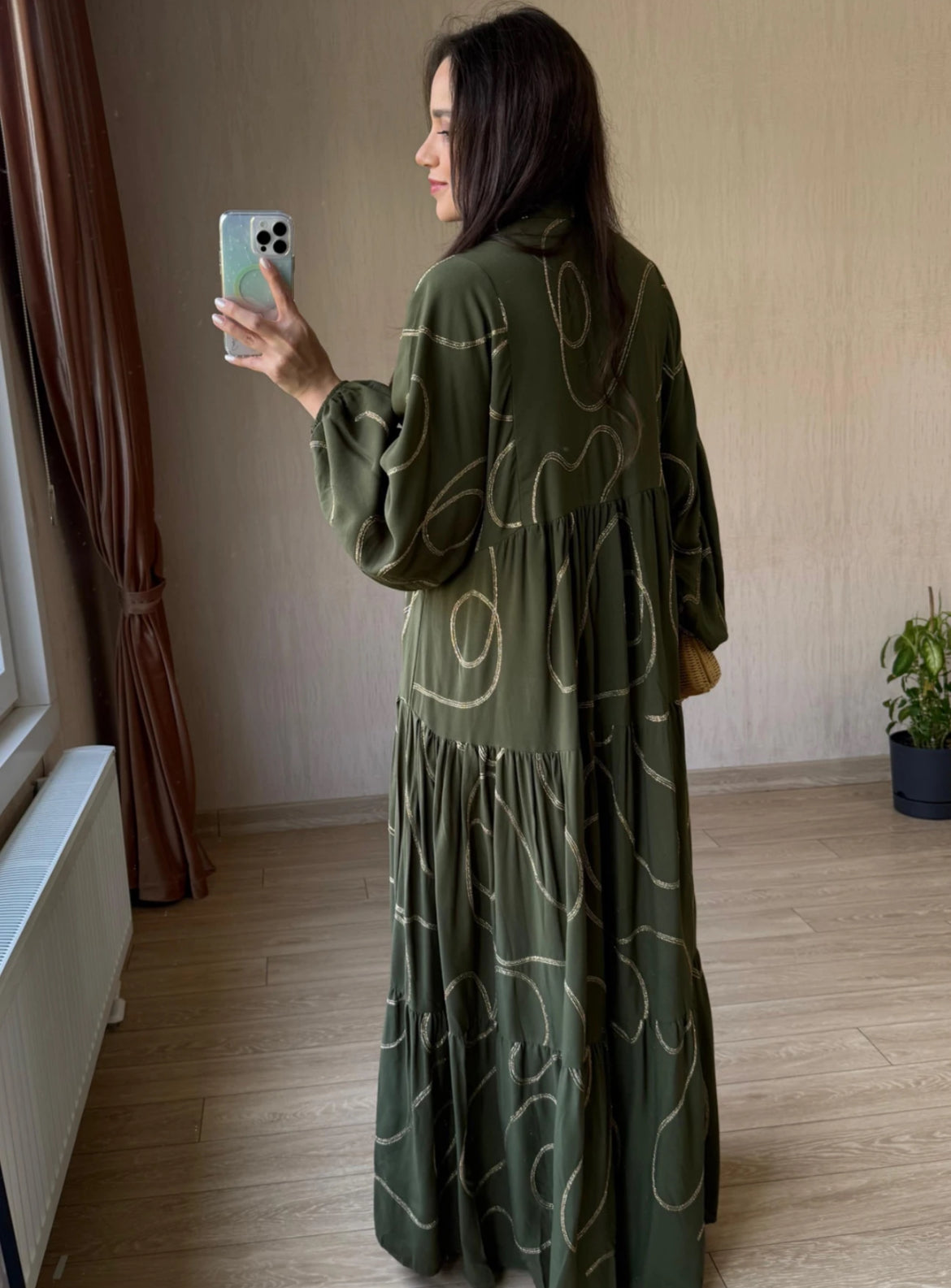 Olive Green Dress
