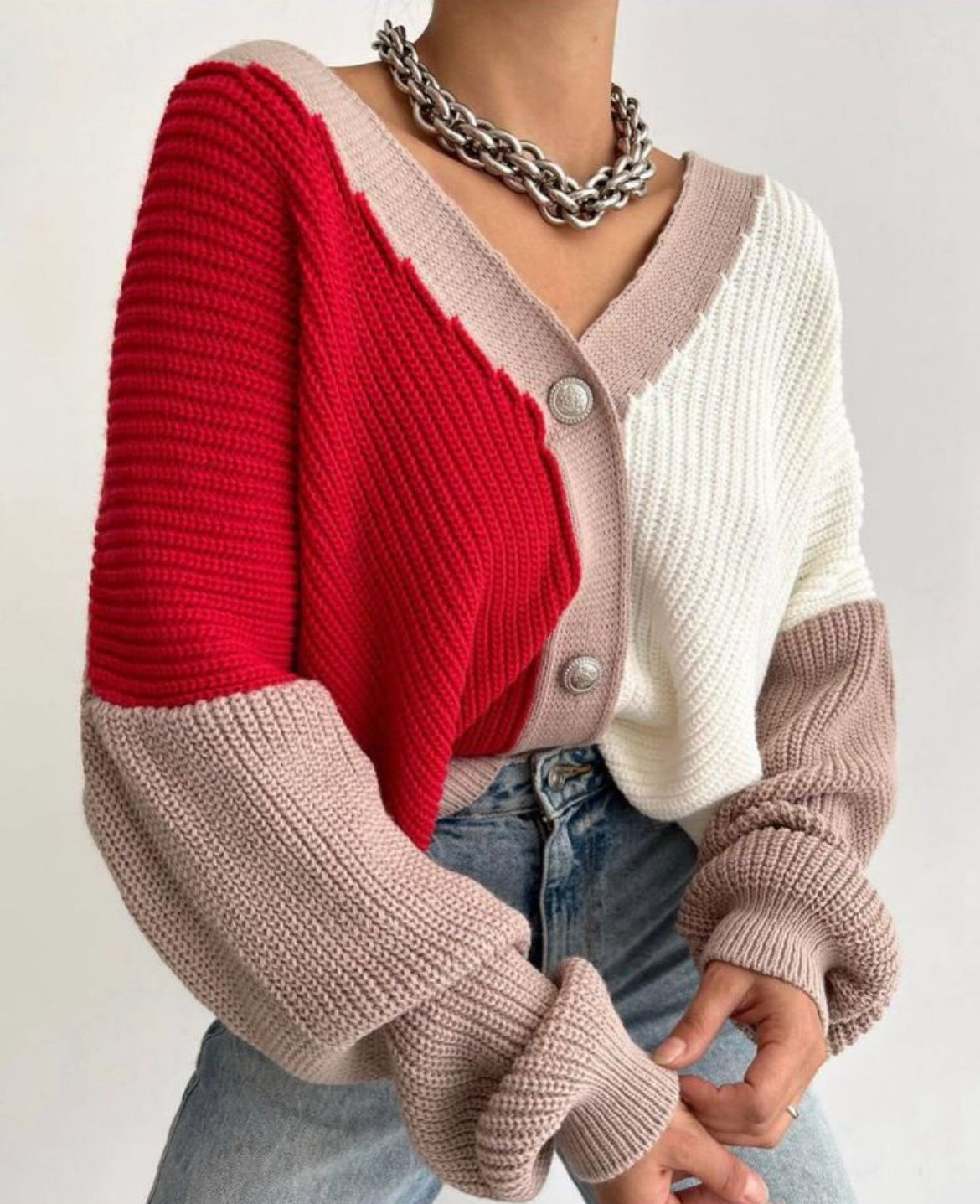 Colorblock Cardigan
