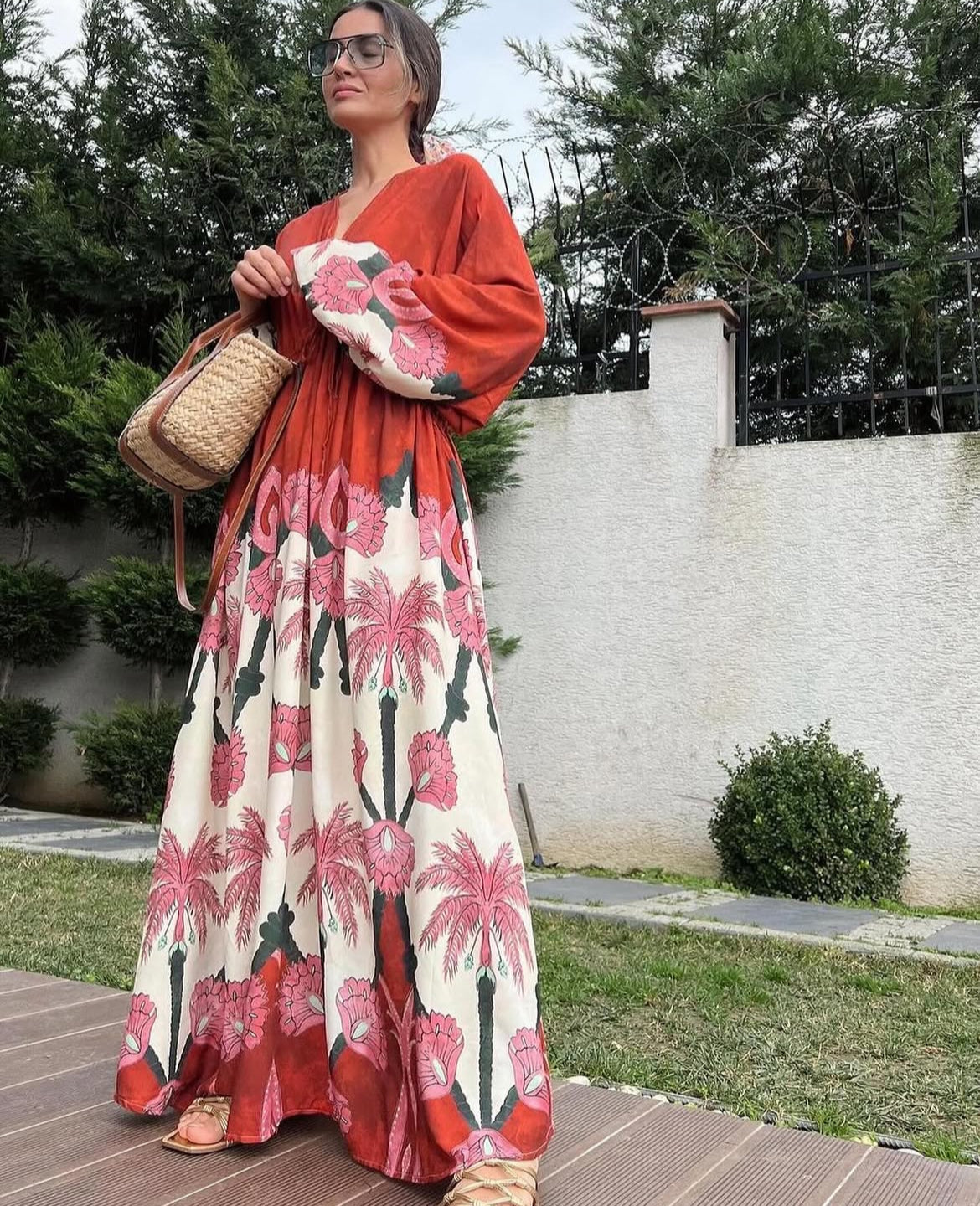 Bohemian Floral Dress