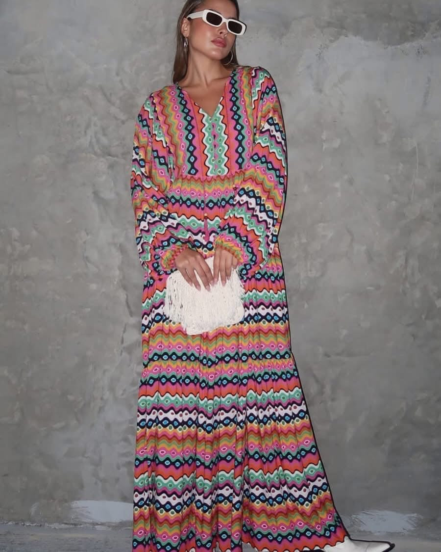 Multicolored Dress (Pre-Order 10 Days)