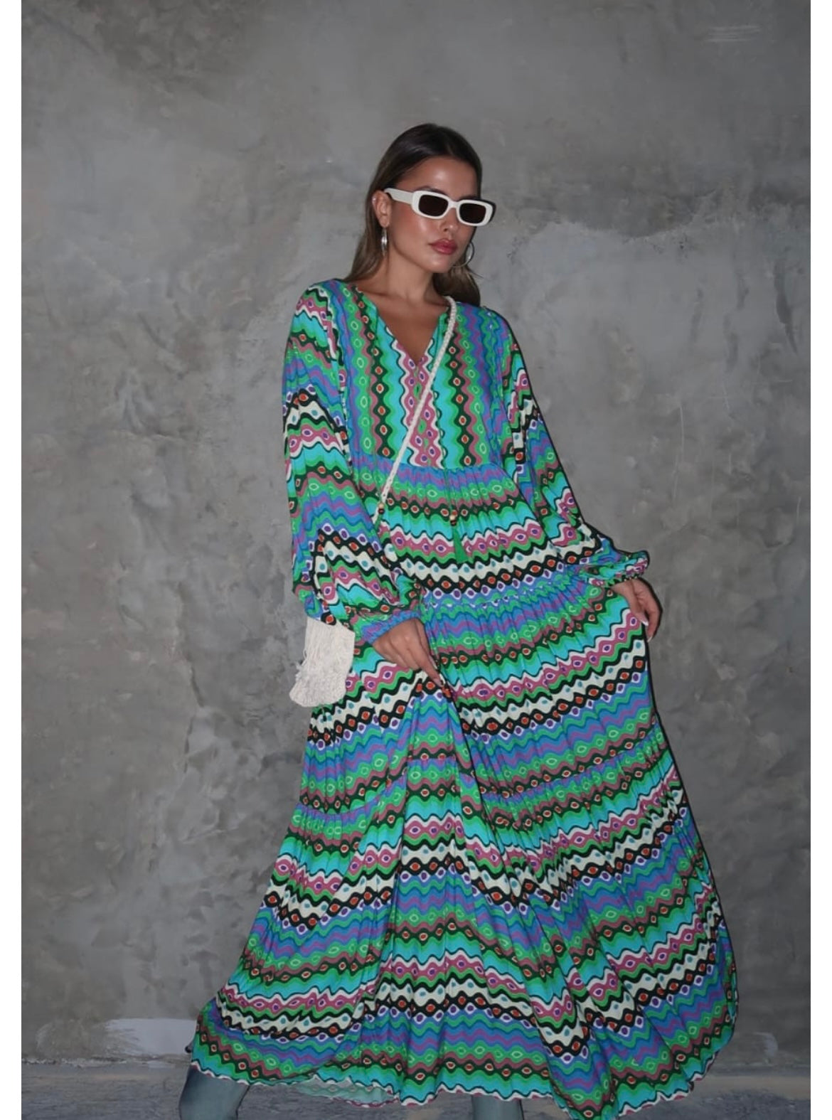Multicolored Dress (Pre-Order 10 Days)