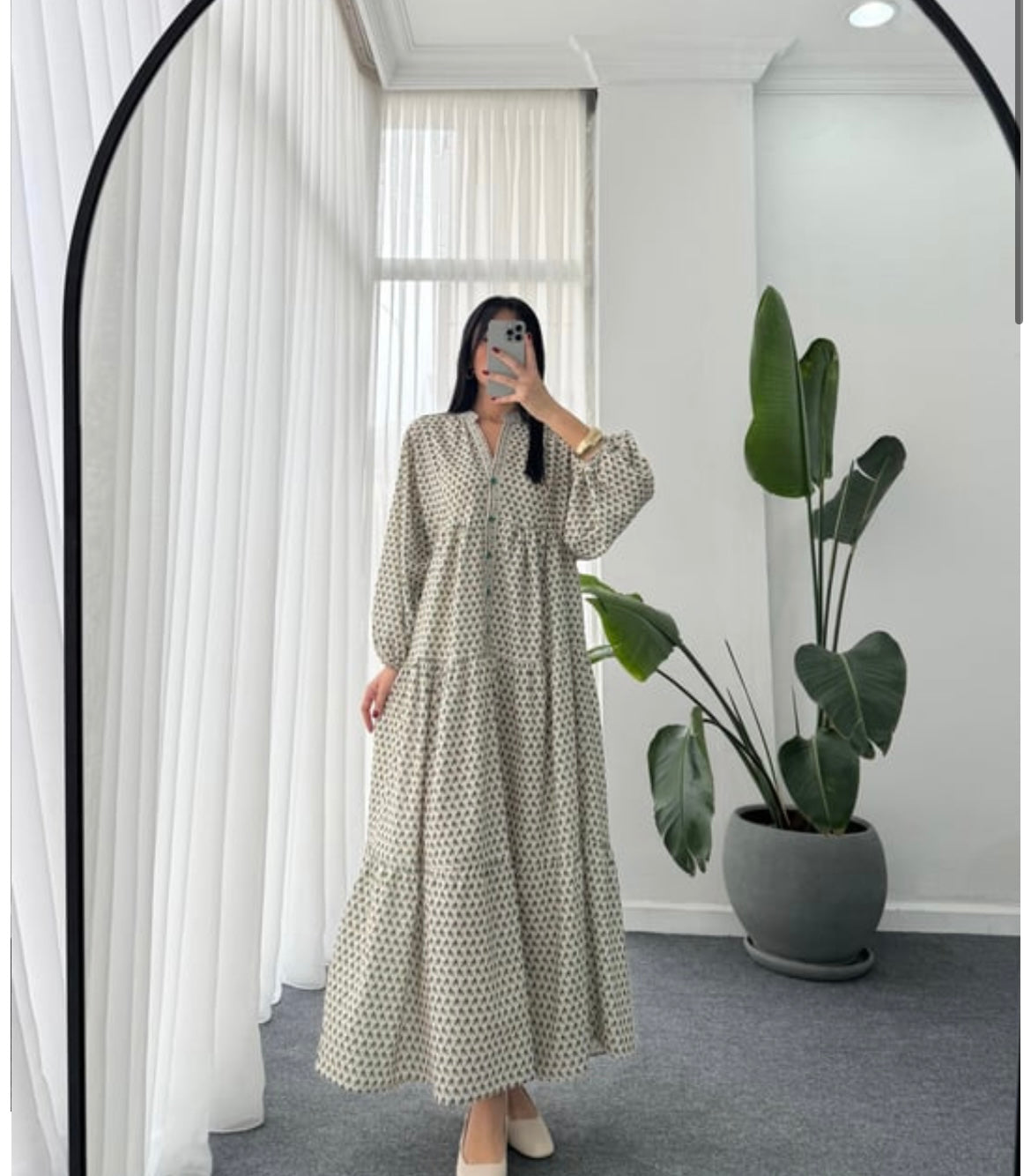 Green Detailed Dress