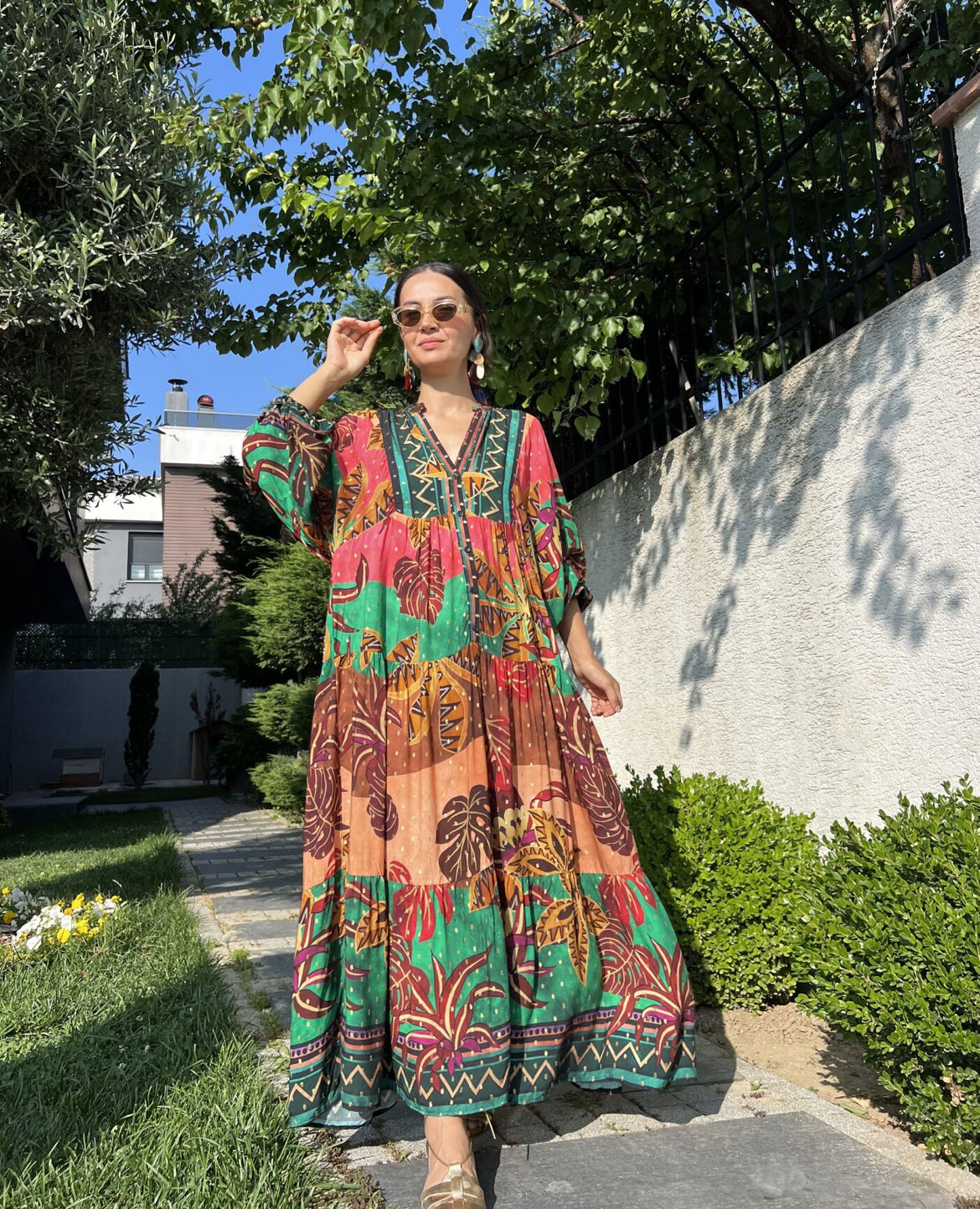 Bohemian Leafs Dress
