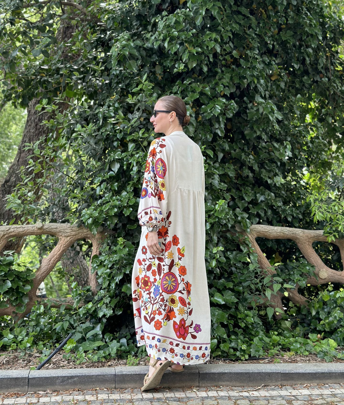 Off-white Blossom Dress