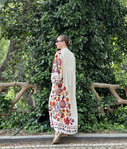Off-white Blossom Dress