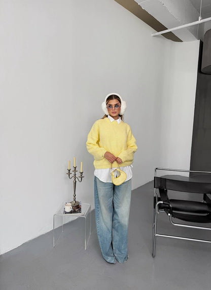 Butter Yellow Sweater