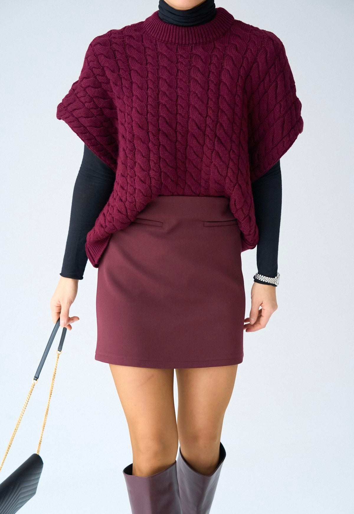 Burgundy Vest