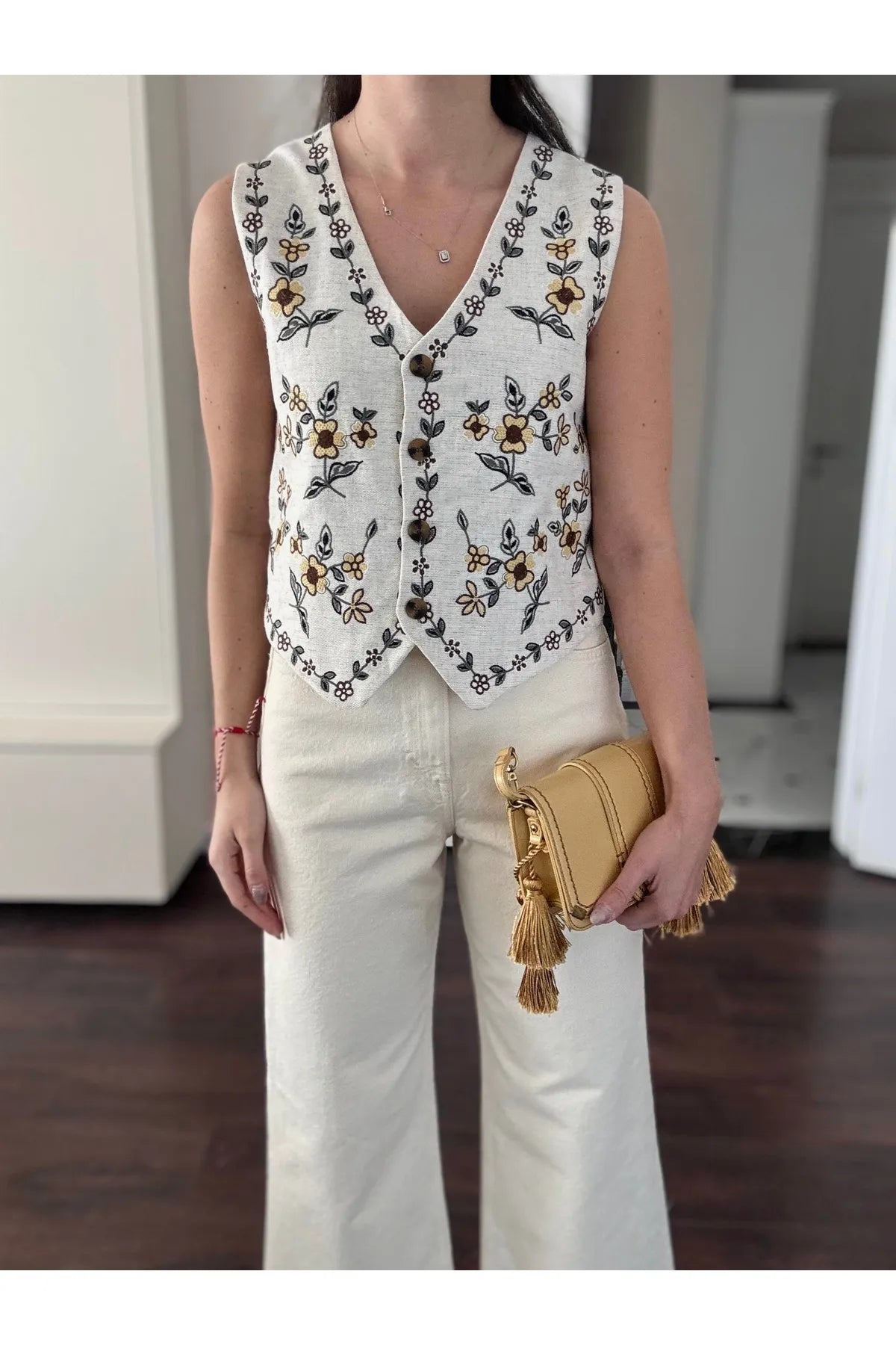 Floral Vest