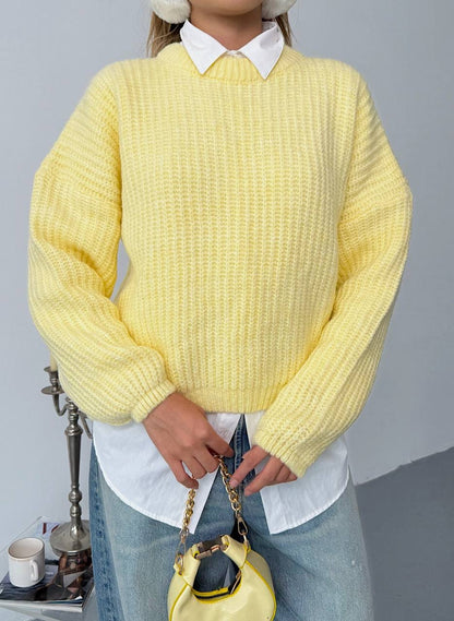 Butter Yellow Sweater