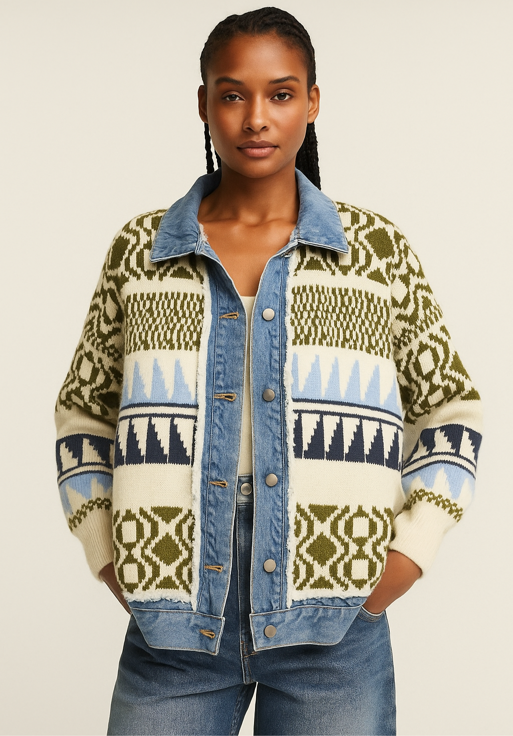Boho Denim Jacket