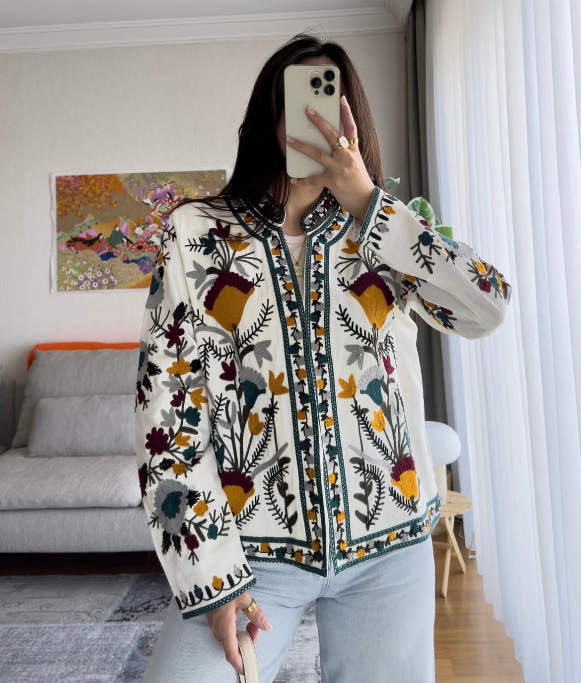 Colorful Printed Jacket