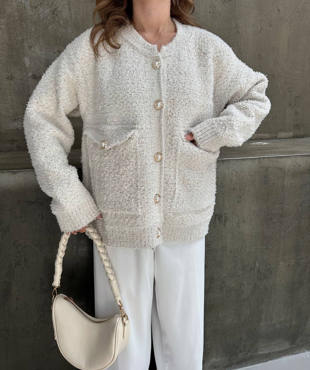 Chic Buttoned Cardigan