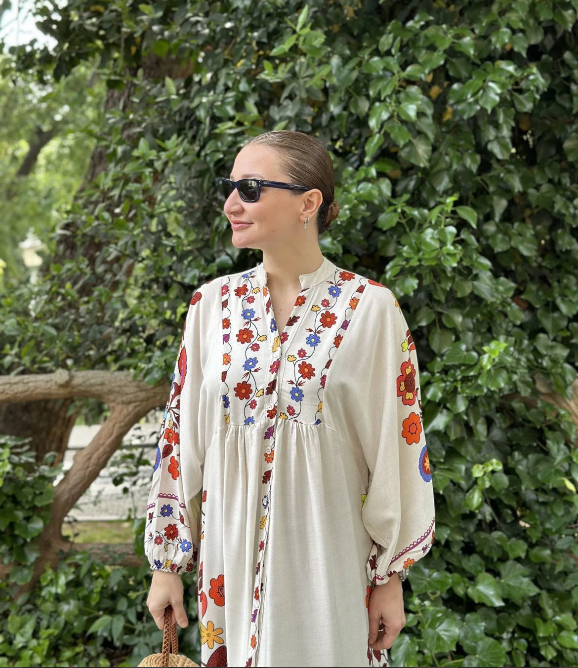 Off-white Blossom Dress