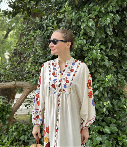 Off-white Blossom Dress
