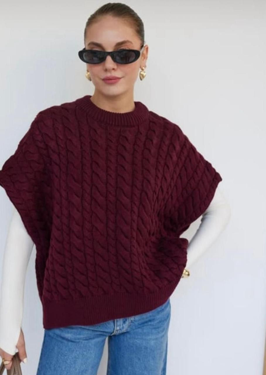 Burgundy Vest
