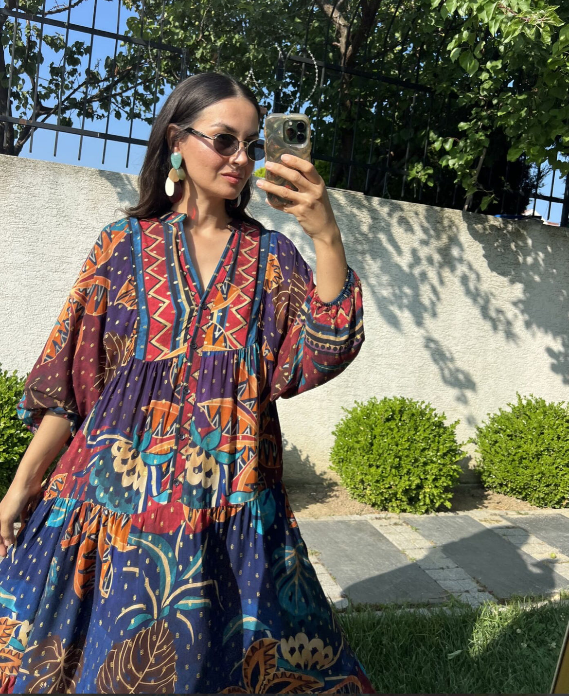 Bohemian Leafs Dress