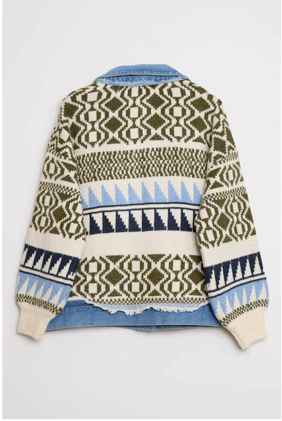 Boho Denim Cardigan