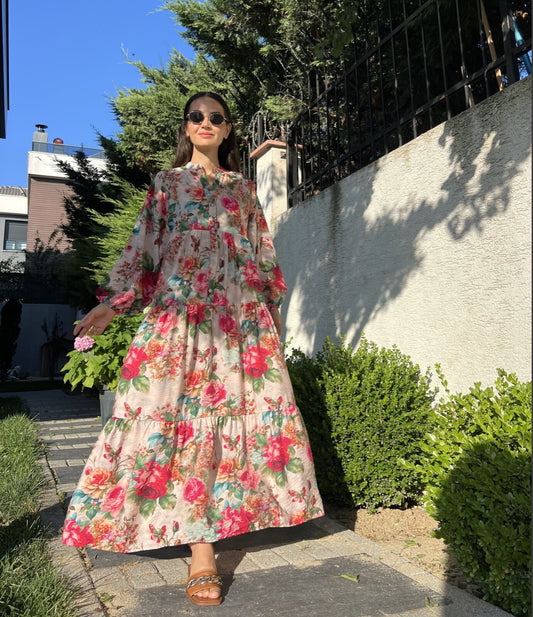 Bright Floral Dress