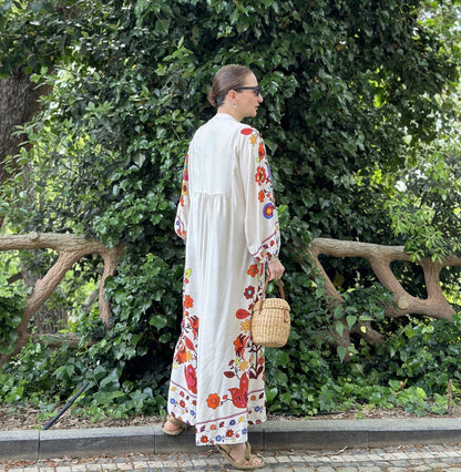 Off-white Blossom Dress