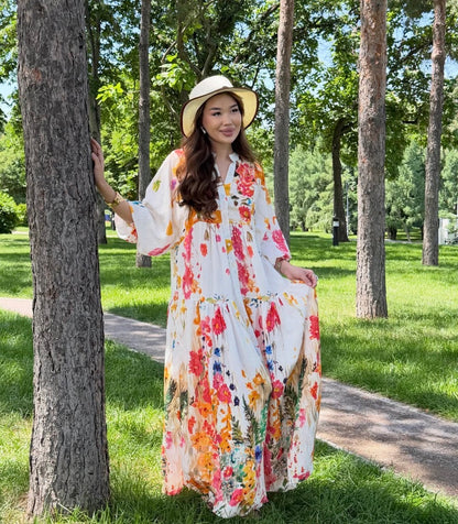 Flori White Dress
