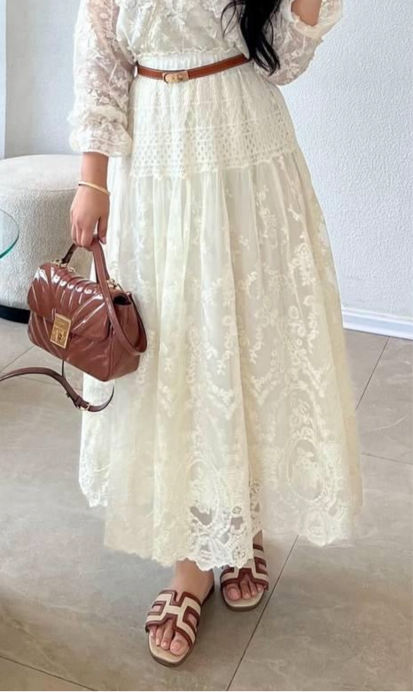 Creamy White Skirt