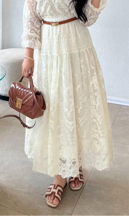 Creamy White Skirt
