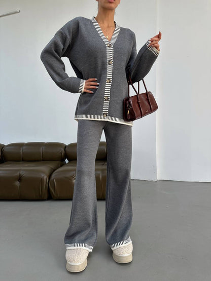 Grey Knit Set