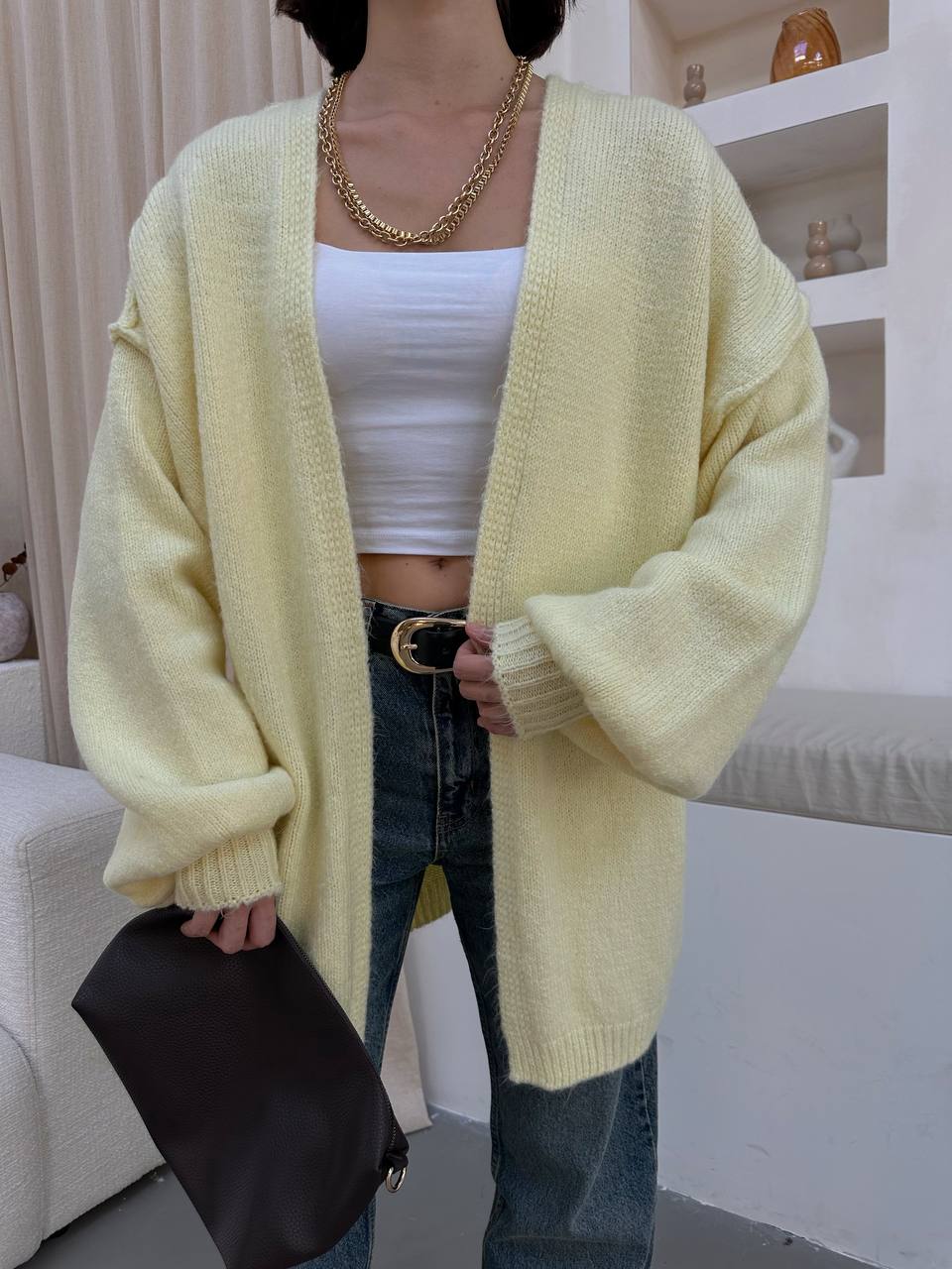 Yellow Cardigan