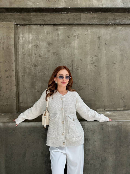 Chic Buttoned Cardigan