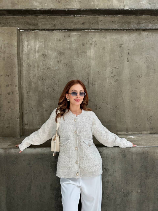 Chic Buttoned Cardigan