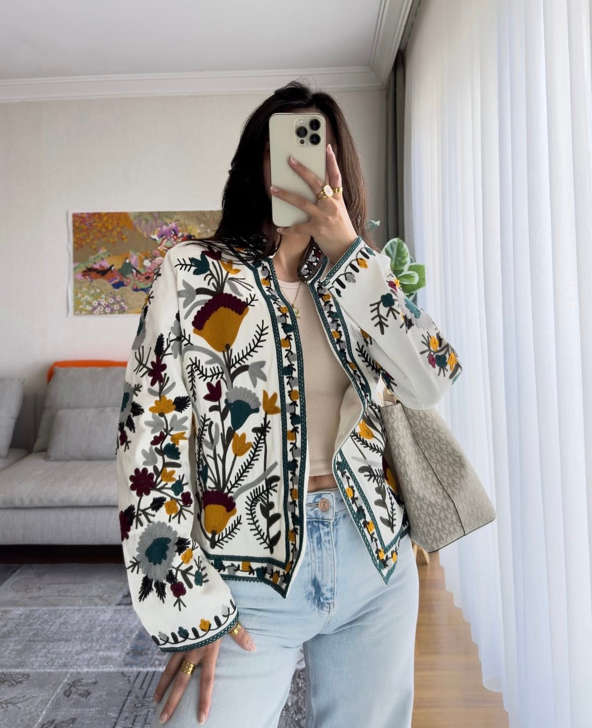 Colorful Printed Jacket