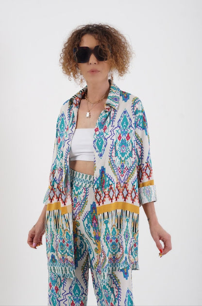 Printed Blue Set