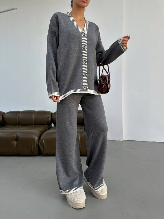 Grey Knit Set