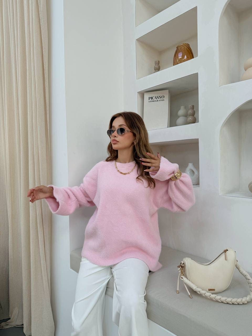 Pink Fluff Sweater