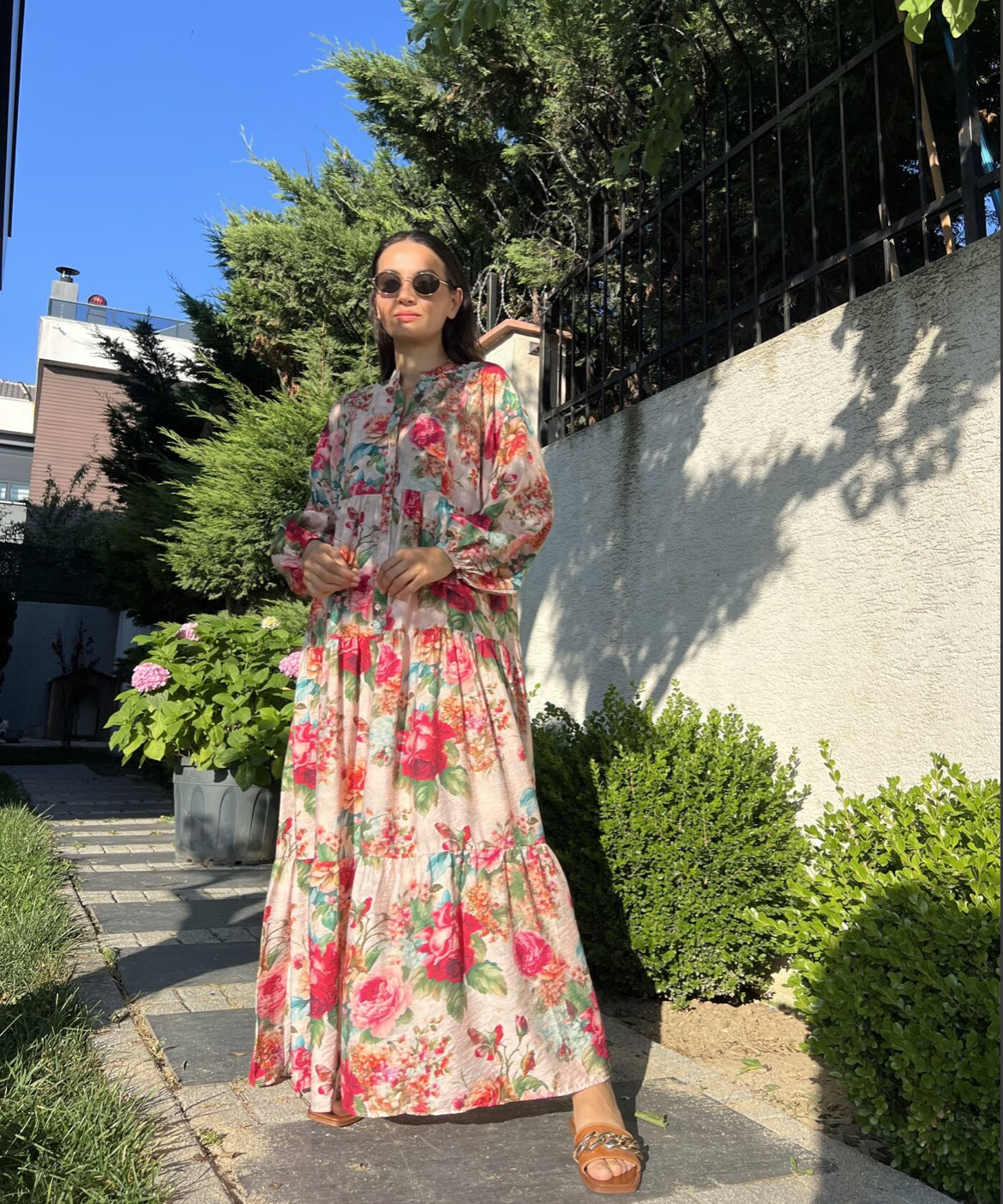 Bright Floral Dress