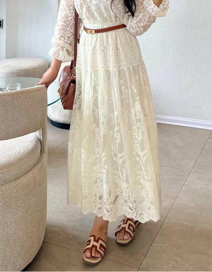 Creamy White Skirt