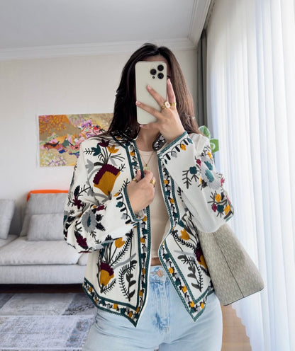 Colorful Printed Jacket