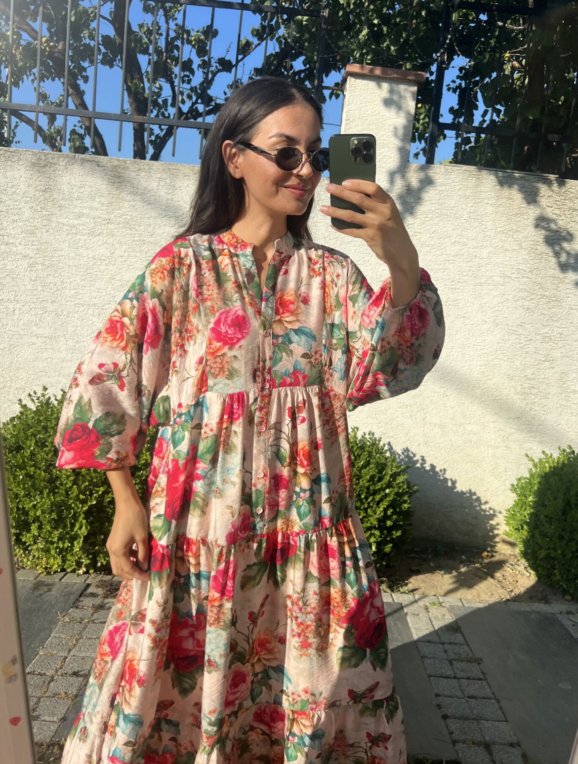 Bright Floral Dress