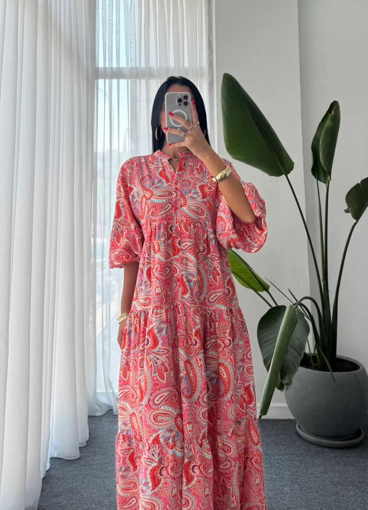 Boho Reddish Dress
