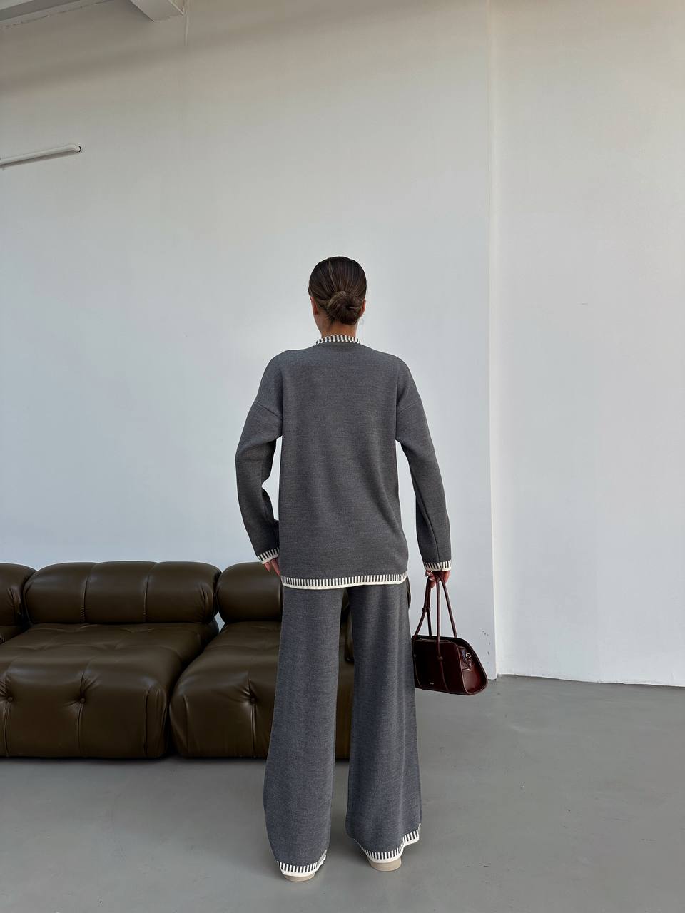 Grey Knit Set